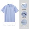 Li Ning Fashion Casual Breathable Short Sleeve Polo Shirt Men Tops Sky-Blue APLW511-5