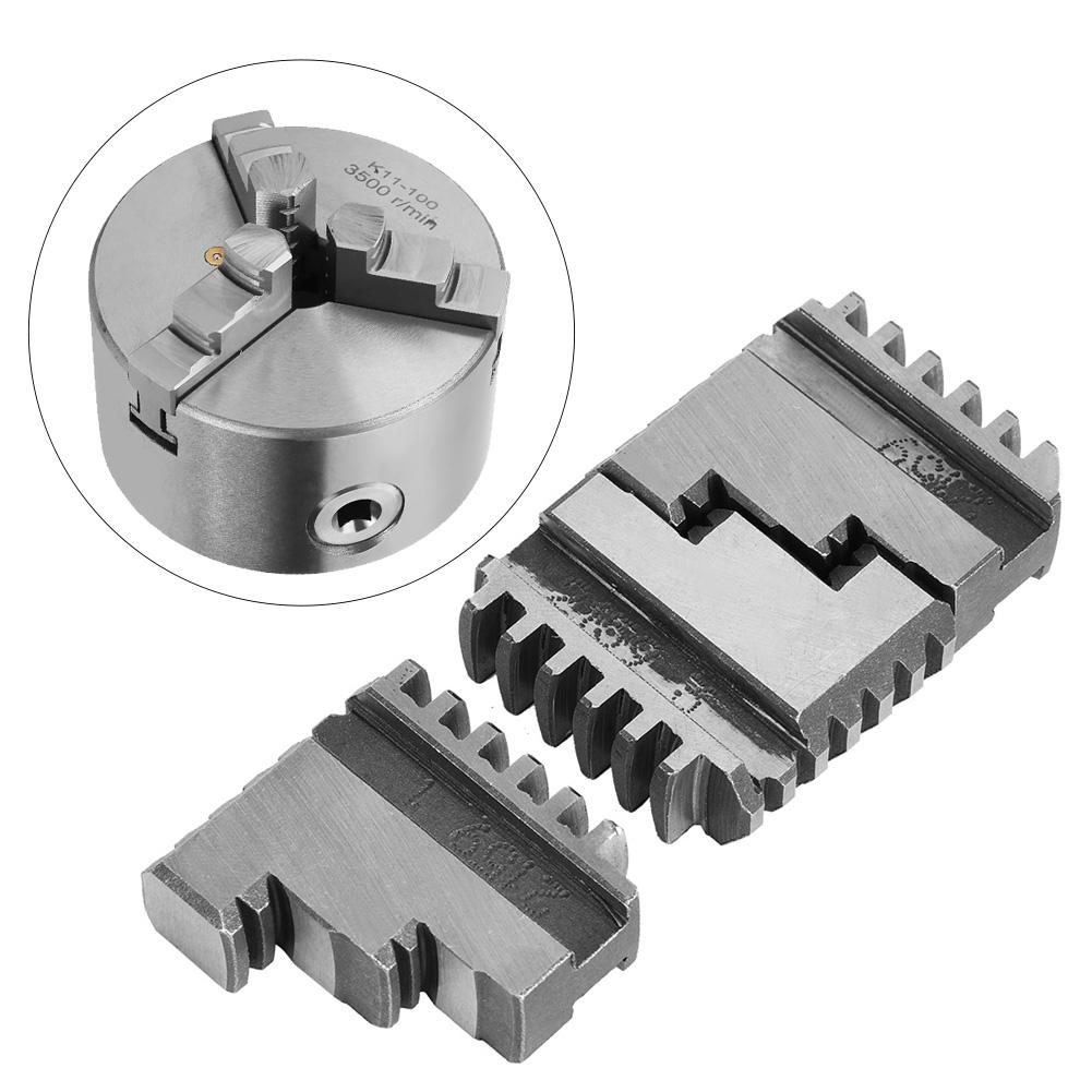 3 Stück K11 100 Innenspannbacke 4 Zoll Spannfutter 20CrMnTi Hochfest Lange Lebensdauer Spannfutterbacke
