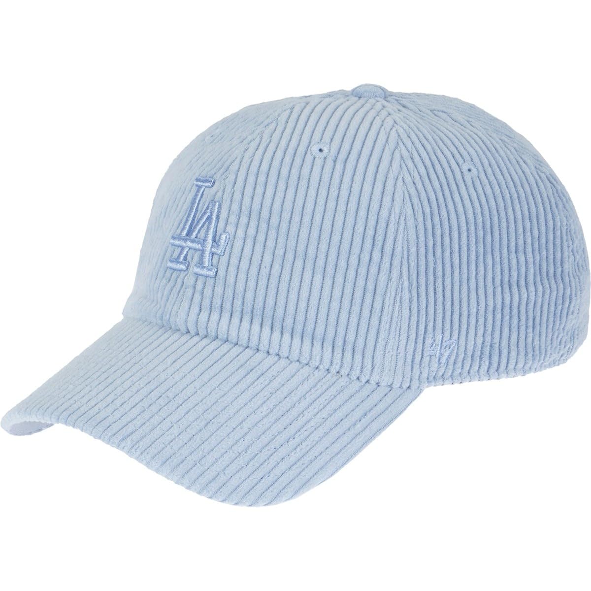 Вельветовая Чистая LA Mist БЕСПЛАТНАЯ ОЧИСТКА Los Angeles Dodgers  47brand  47BRAND Кепка, Вверх, MLB, Синий,  47 Mellow,
