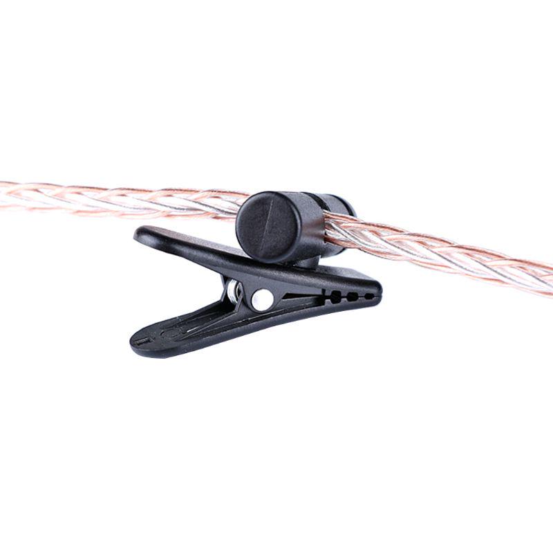 Headphone Nip Clamp Holder Mount Wire Lapel Clips Rotatable Headset Clip Mount Clips Small Clip Kits Accessories