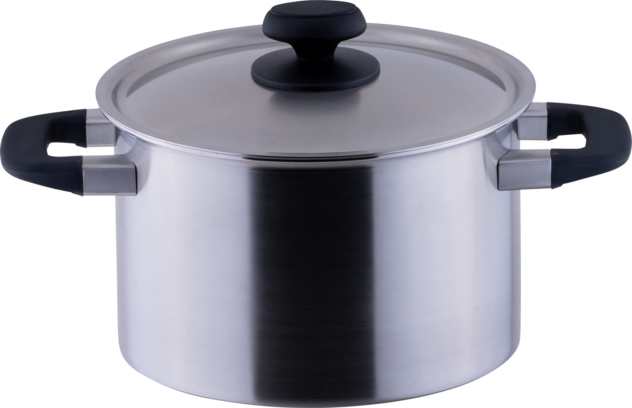 Miyazaki Seisakusho Stainless Steel Double-Handled Pot, 25cm, Sustina Shallow Double-Handled Pot SU-25S