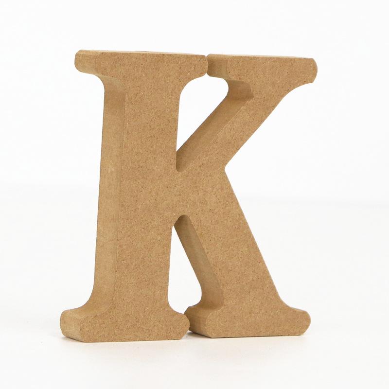 Collocation DIY Wooden Alphabet Letter Personalised Ornament Name Design for Wedding Birthday Party Home Decoration Craft Gift