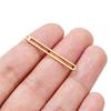 5/10Pcs 4*34.5mm Stainless Steel Hollow Rectangle Frame Charms Pendants for Earrings Necklace DIY Jewelry Making Wholesale