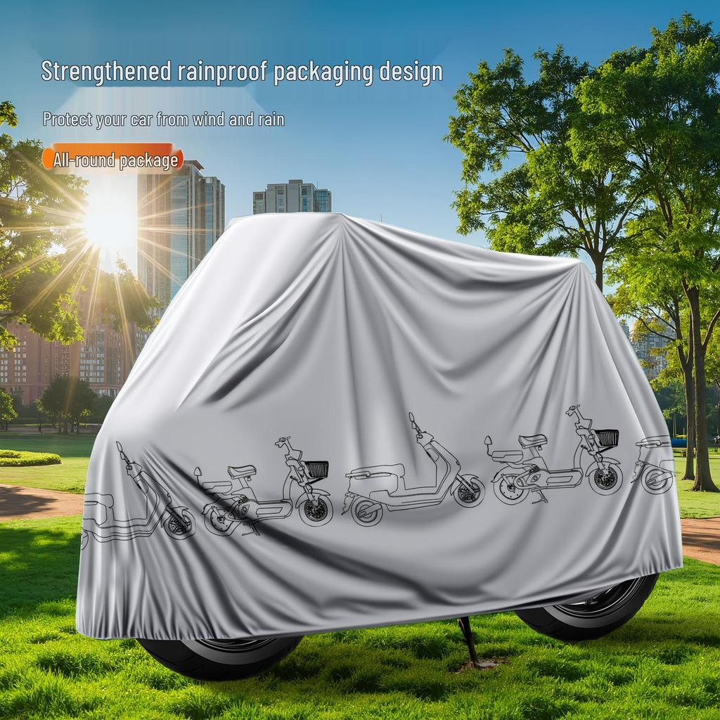 All-Weather Protection Cover for Electric Vehicles, Bicycles, Mountain Bikes, and Motorcycles