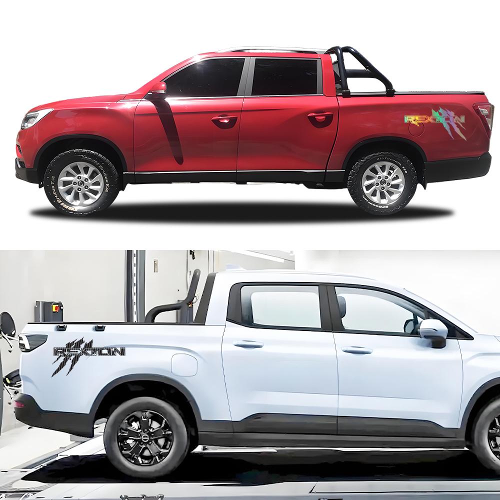 Car Graphics Claw Styling Sticker For Ssangyong KG Rexton Sports Pickup Truck Bed Side Decor Decal Cover Auto Tuning Accessories
