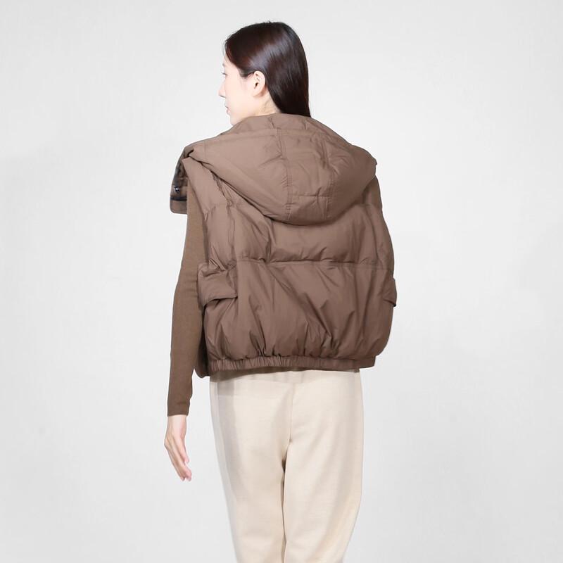 Sweet Basil Women's Solid Color Down Vest