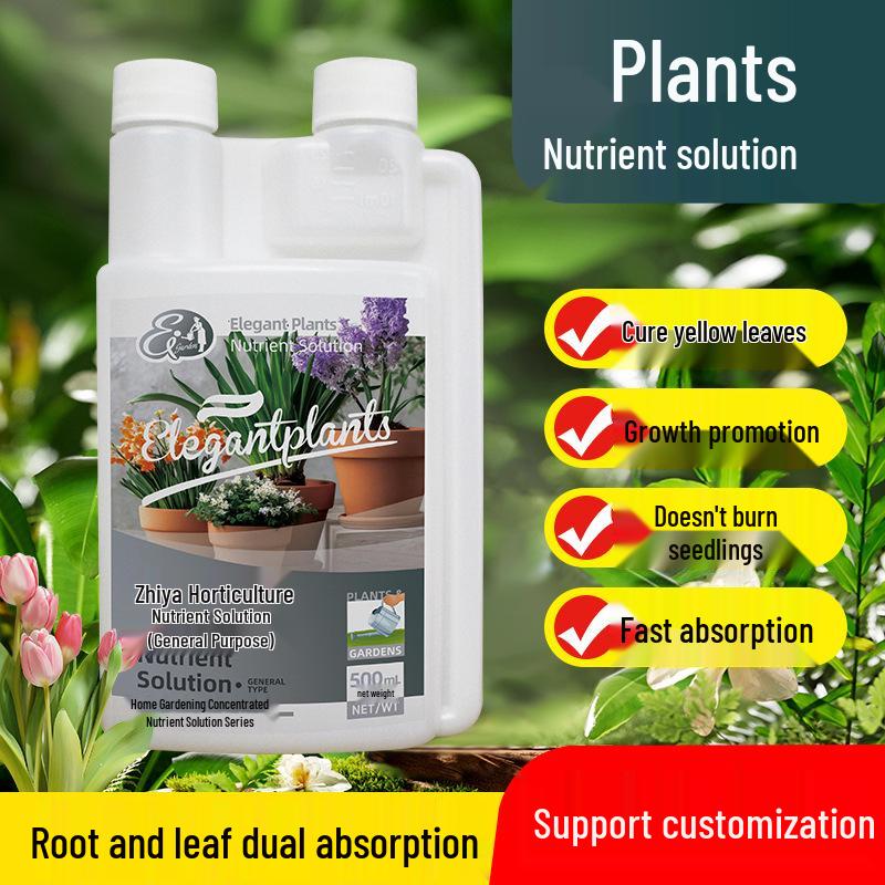 Soluție Nutritivă Universală pentru Plante de Banan, Bambus Norocos, Chlorophytum, Hidroponice și Plante Verzi la Ghiveci.