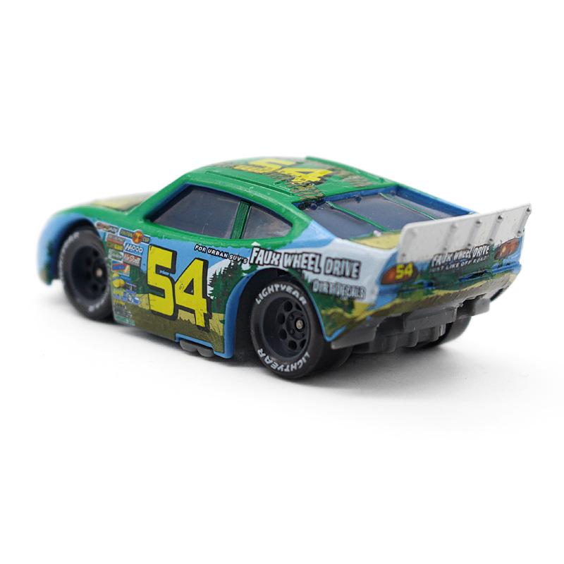 Mixed Batch Alloy Racing Car Models: White Apple 51, 4, 8, 28, 36