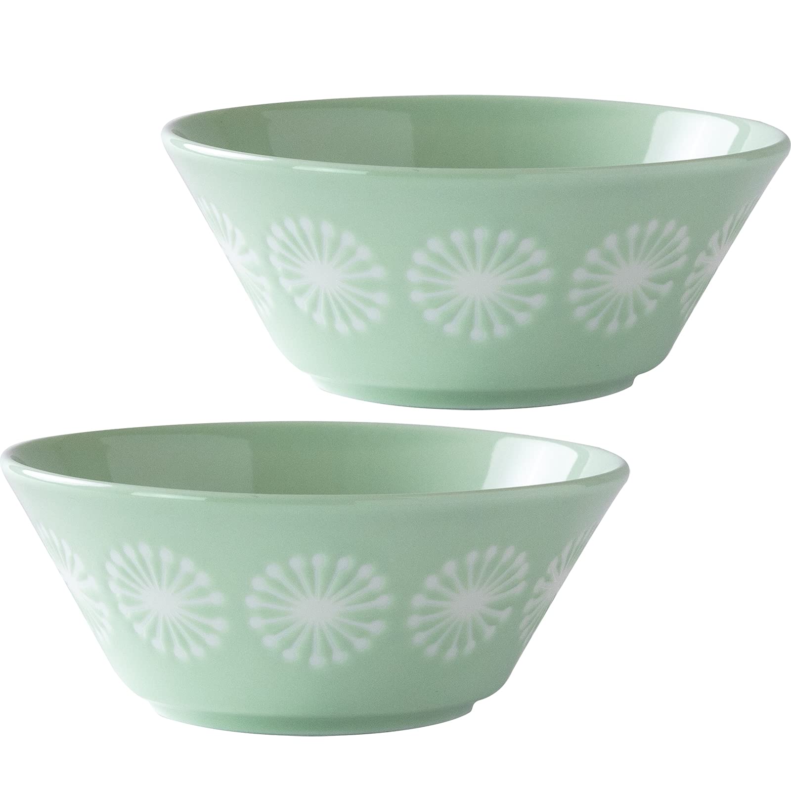

Minoru Pottery Mino Ware Moco 130 Pack Bowl Pearl Green Set of 2
