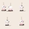 Hello Kitty Stuffed Toy Keychain With Flower And Lace Dress Decoration For Collectors