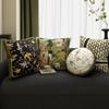 Französischer Retro-Stil Kissenbezug Wohnzimmer Sofa Schlafzimmer Kissen Grün Hochwertig Büro Balkon Dekoration