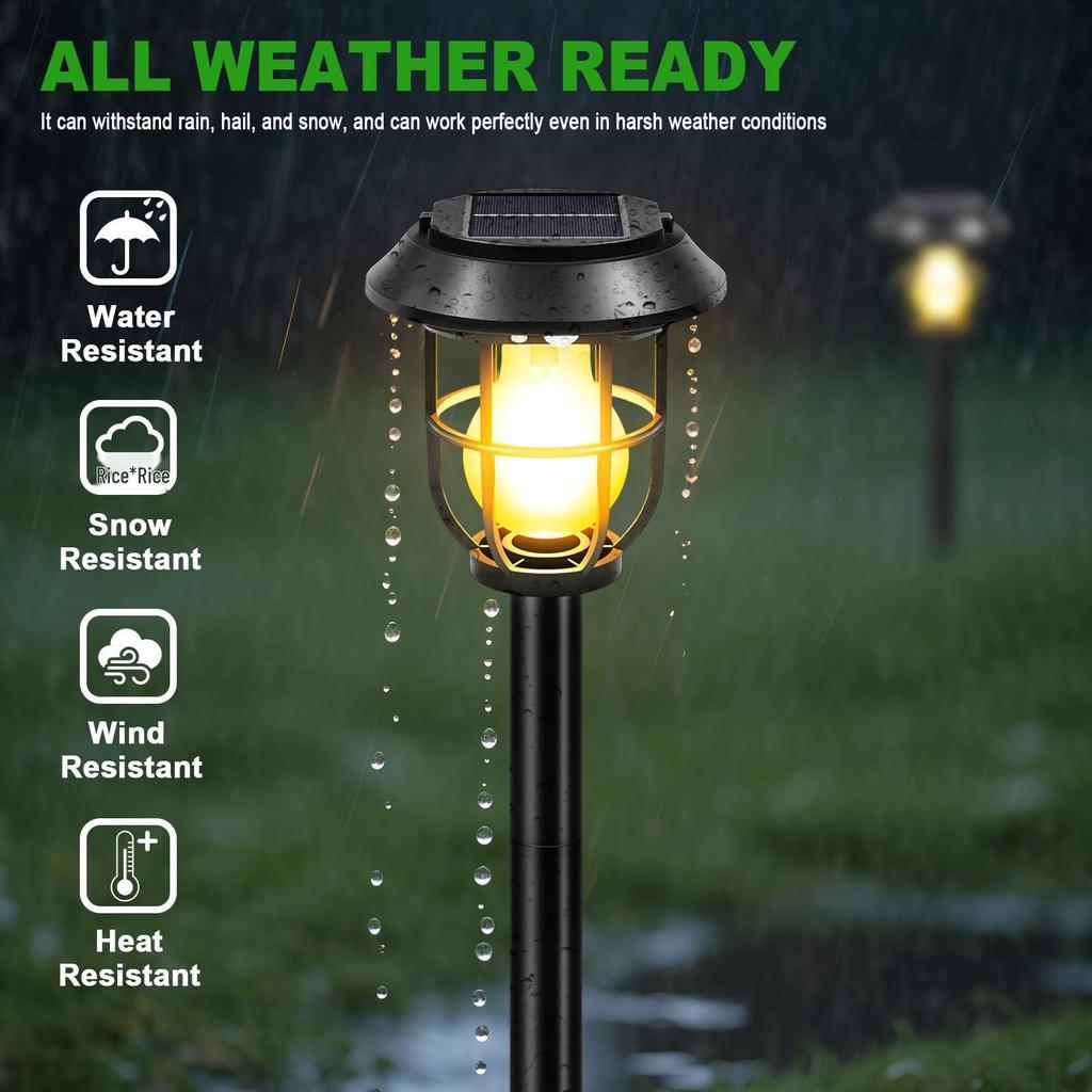 Solar Garden Spotlights: Outdoor Waterproof Decorative Lights, Automatically Illuminate at Dusk for Wall, Balcony, or Atmosphere Design.