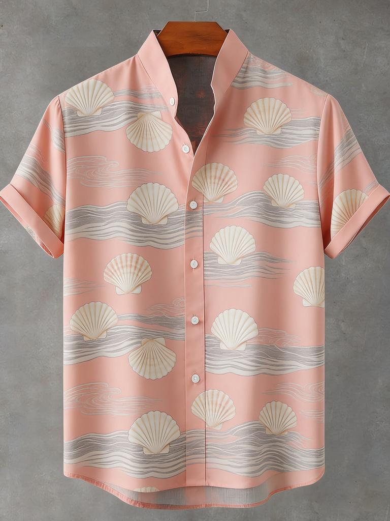 New Men's Summer Cool Short-Sleeve Shirt with 3D Print – Men's Hawaiian Vacation Outdoor Top