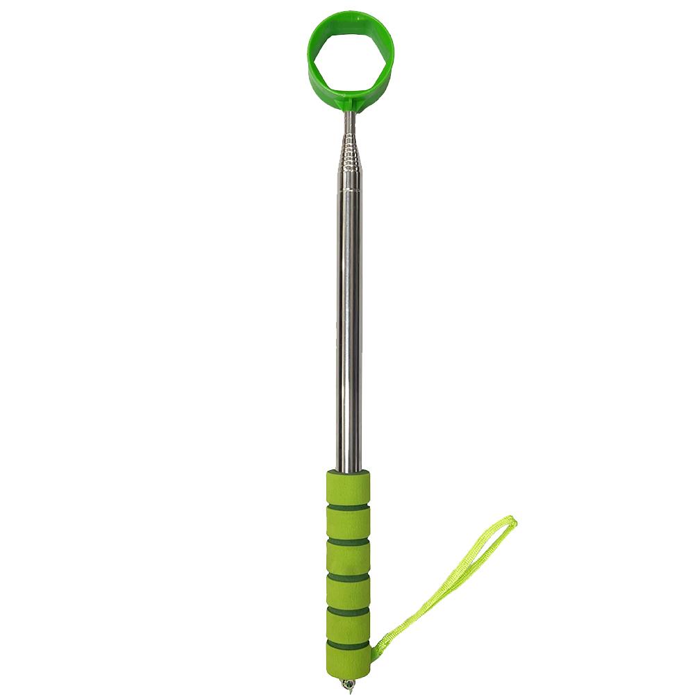 

8.86 FT Telescopic Golf Ball Retriever Stainless Ball Retriever Tool Extendable Golf Ball Retriever Golf Accessories for Gift зелёный