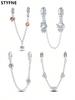 Copper Plated Original Charms Maple Leaf Charity Safety Chains Beads Fit Bracelet Women'S Jewelry Gift