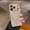 For For Iphone 16 17 Pro Max  Flash  Magnetic Soft Silicone Frame Phone Case For For Iphone 13 14 15 Lens Protective Cover