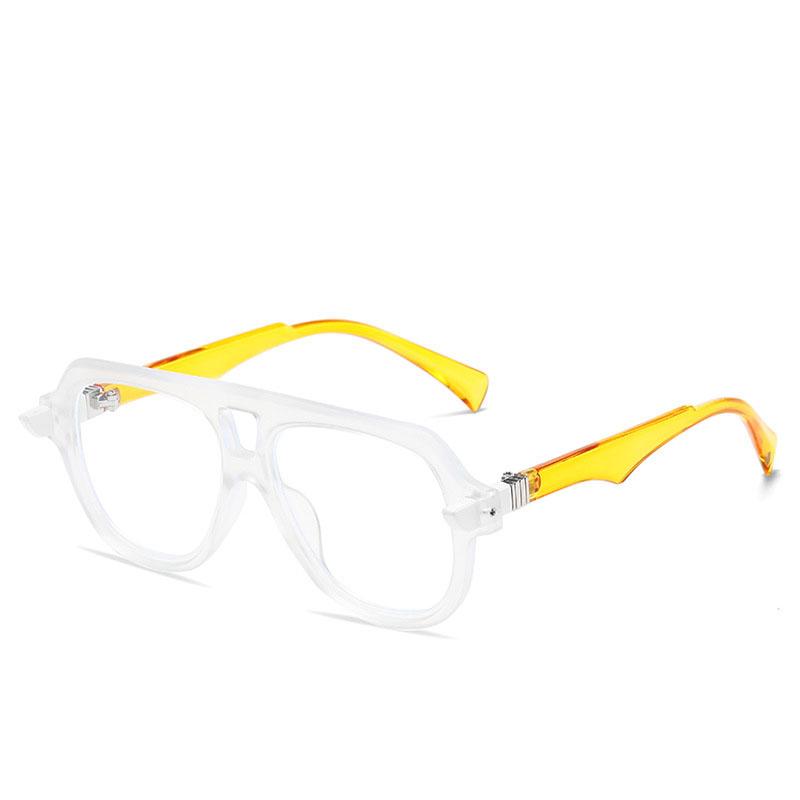 Vintage Brand Designer Double Bridge Pilot Sunglasses Women For Men Luxury Fashion Sun Glasses Punk Luxury Big Frame Shade Uv400