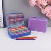 1 Piece 3-layer Handy Pencil Case, Stylish Large-capacity Student Pencil Case and Office Storage Bag, a Gift for a Friend