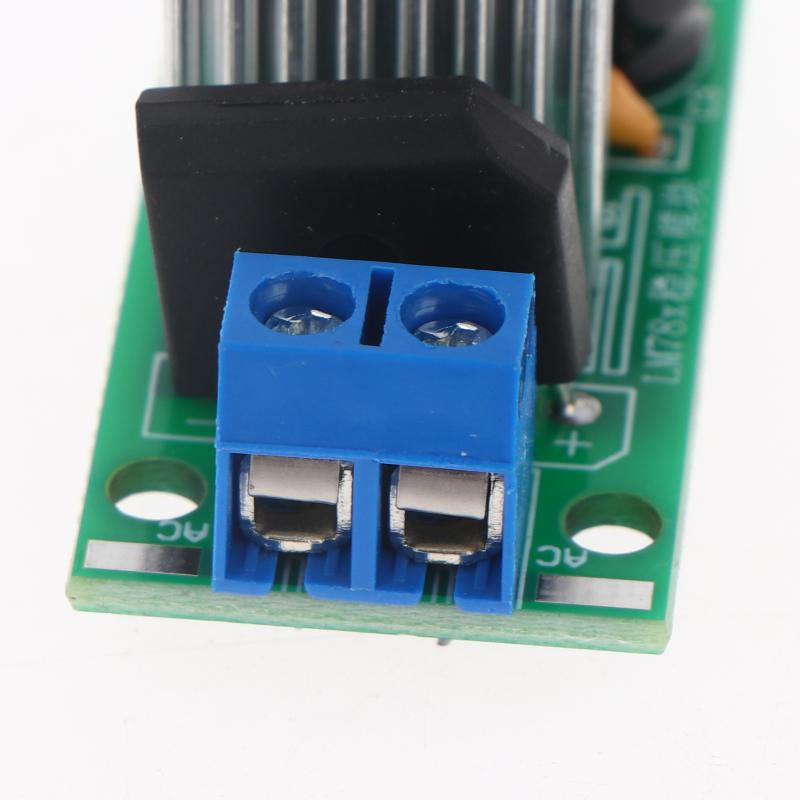 L7805 L7812 Step Down Power Supply Module 5V 12V Voltage Regulator Board With Heat Sink For Diy Electronics Projects