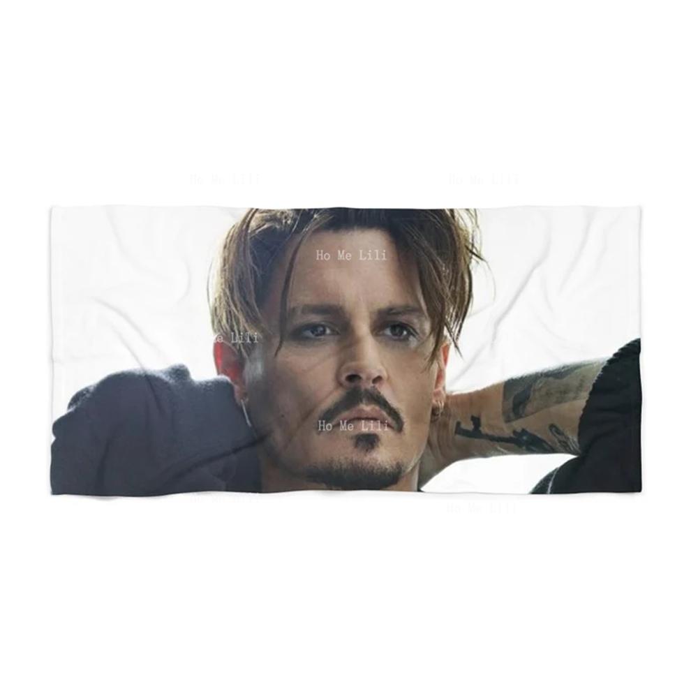 Johnny Depp Actor Quick Drying Towel Unique Gift W40*H60(CM)
