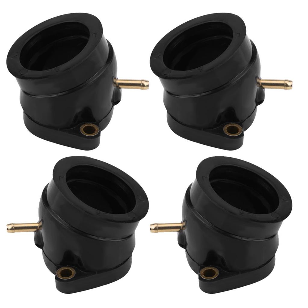 4Pcs Motorcycle Carb Carburetor Intake Manifold Boot Joint for YAMAHA FZS1000 FZ 1 FAZER