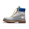 Premium 6 Inch Waterproof Boots 'Grey with Blue Collar' Men's A2N9PD52