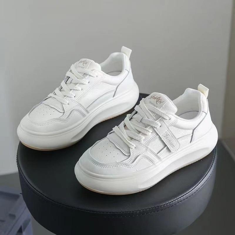 

Маленькие белые туфли женские новые весенние туфли молочного цвета фуфу женские ins трендовые универсальные нишевые туфли с большой головой 40