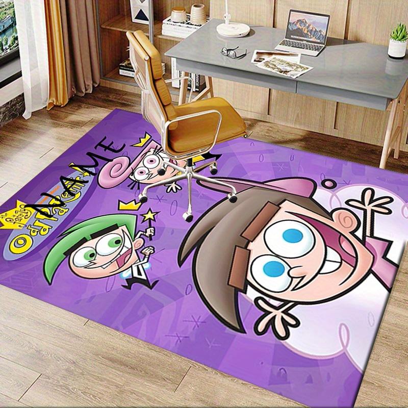 The Fairly Oddparents Office Carpet Soft Polyester Entrance Carpet Washable Non slip Machine Washabl
