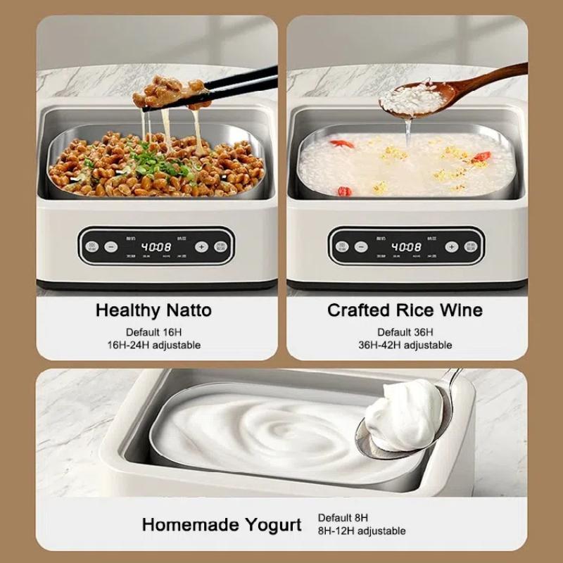 Multifunction Electric Yogurt Fermentation Machine, Home Ice Cream, Yogurt Pudding, Breakfast, Homemade Yogurt Machine