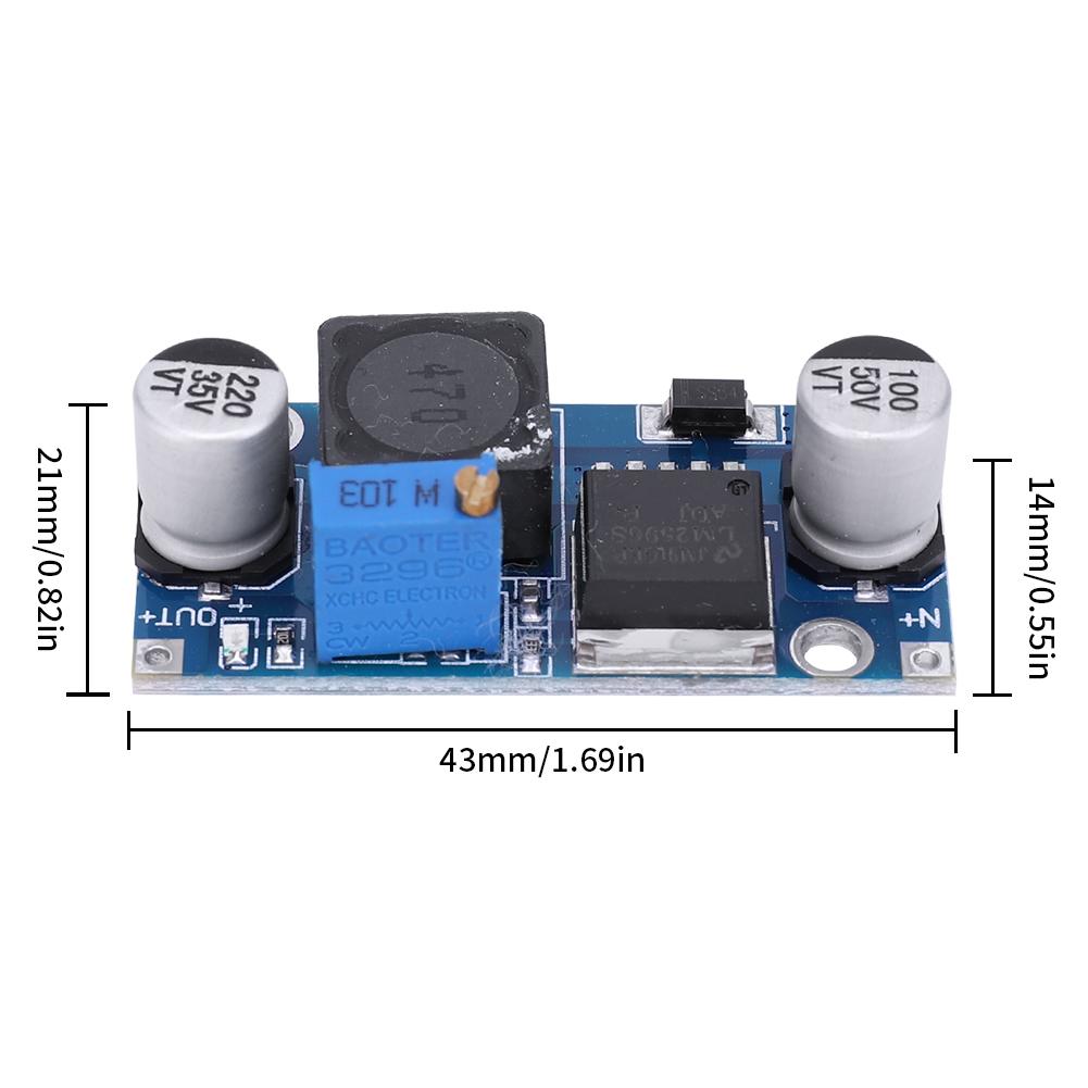 1-10PCS LM2596 DC-DC Buck Converter Voltage Regulator 3.2V-46V to 1.25V-35V Buck Converter Power Supply Step Down Module