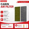 PINMOAP Automotive Air Filter Suitable For Tesla Model 3/Y Activated Carbon Dustproof Replacement Cabin Belt Installation Tool