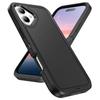 For iPhone 17 Case PC+Silicone+EVA 3 In 1 Shockproof Phone Cover
