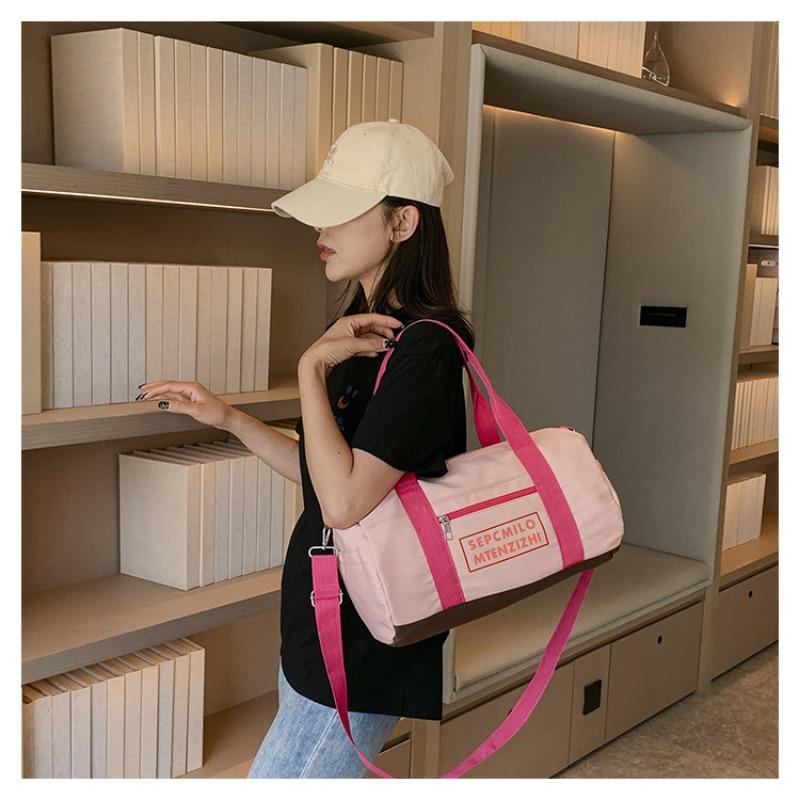 Sports Fitness Bag Short Leisure Travel Bag Girls Crossbody Shoulder Bag Tote Handbag
