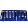 Professional Chakra Tuning Fork Sets Schumann Resonance Sound Healing Tuning Forks Set Release Stress Percussion Instruments