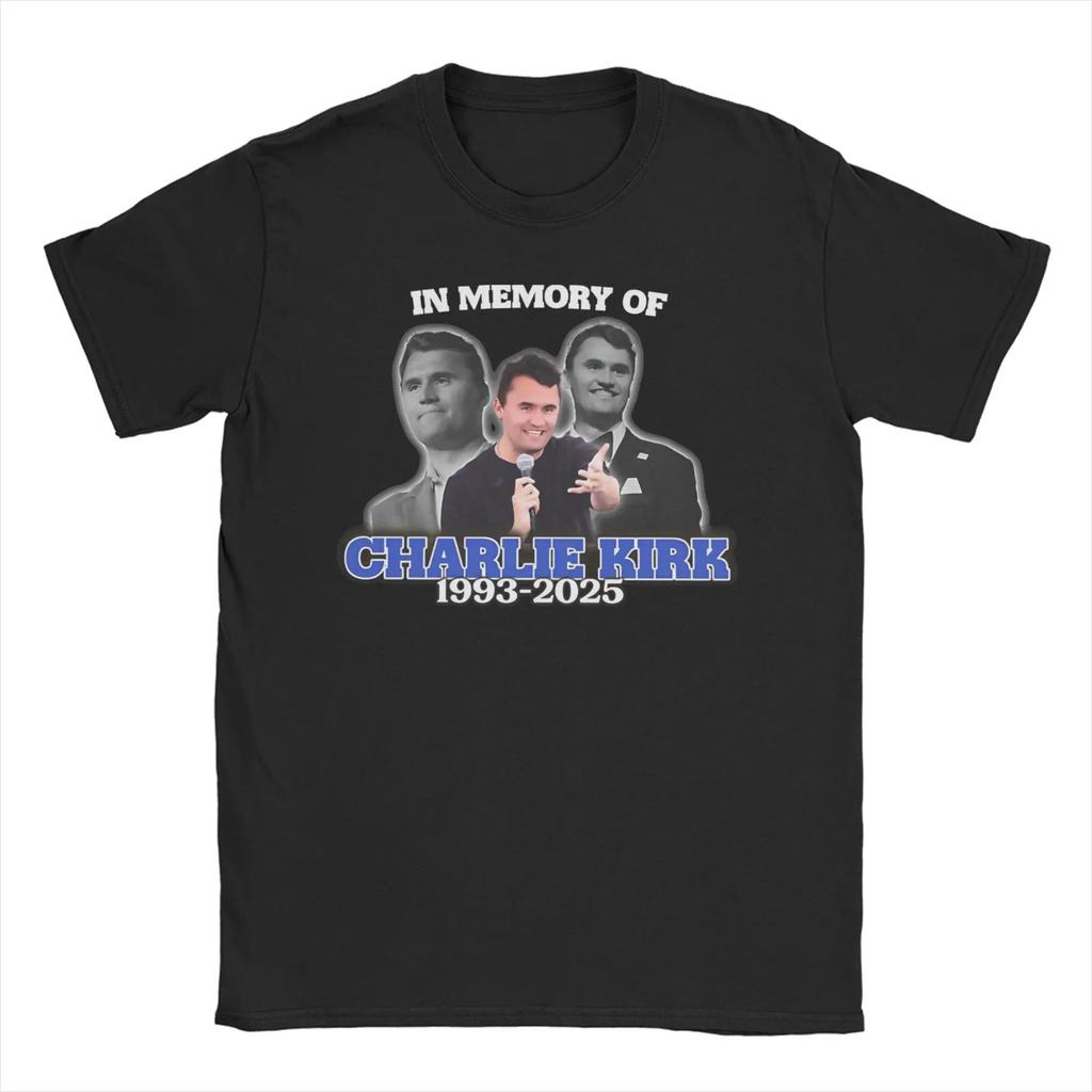 Legends Never Die Charlie Kirk Signature Funny Pure Cotton Tee Shirt Short Sleeve T Shirts Clothes Printed Unisex