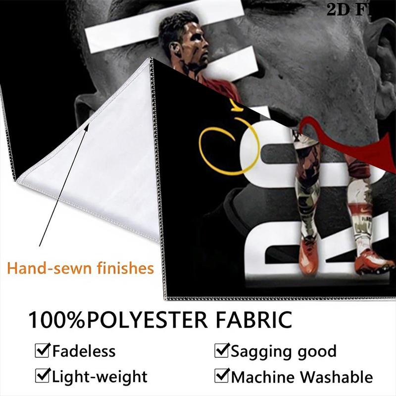 C Ronaldo Wall Tapestry Aesthetic Wall Hanging Printed Fabric Blanket Decorative Tapestries for Bedroom Living Room Home Decor