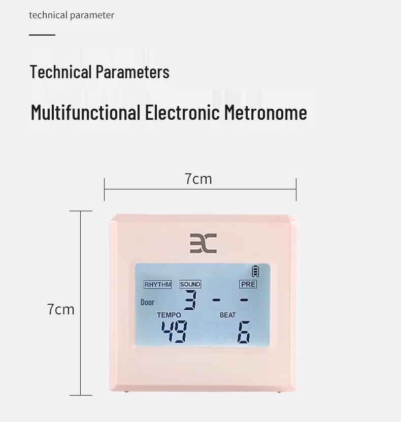 Yinuo EMA1 Metronome: Piano Exam & Universal Rhythm Keeper for Guitar, Violin, Vocal.