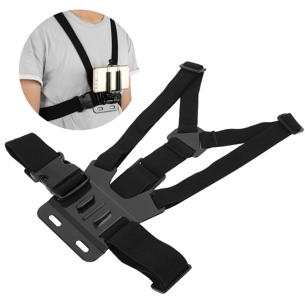 Chest Fixed Belt Adjustable Chest Strap Phone Universal Photograph Support Phone Clip