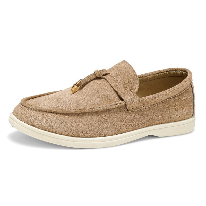 New Four Seasons Lazy Doudou Shoes British Casual Leather Shoes