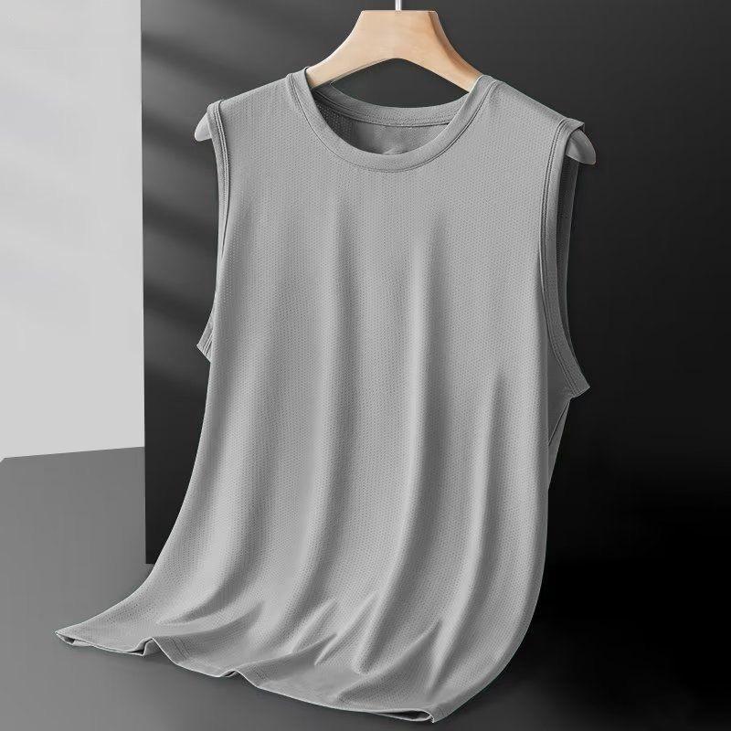 Men's Sleeveless Summer Mesh Vest - Versatile Casual Outdoor Sports Tank Top