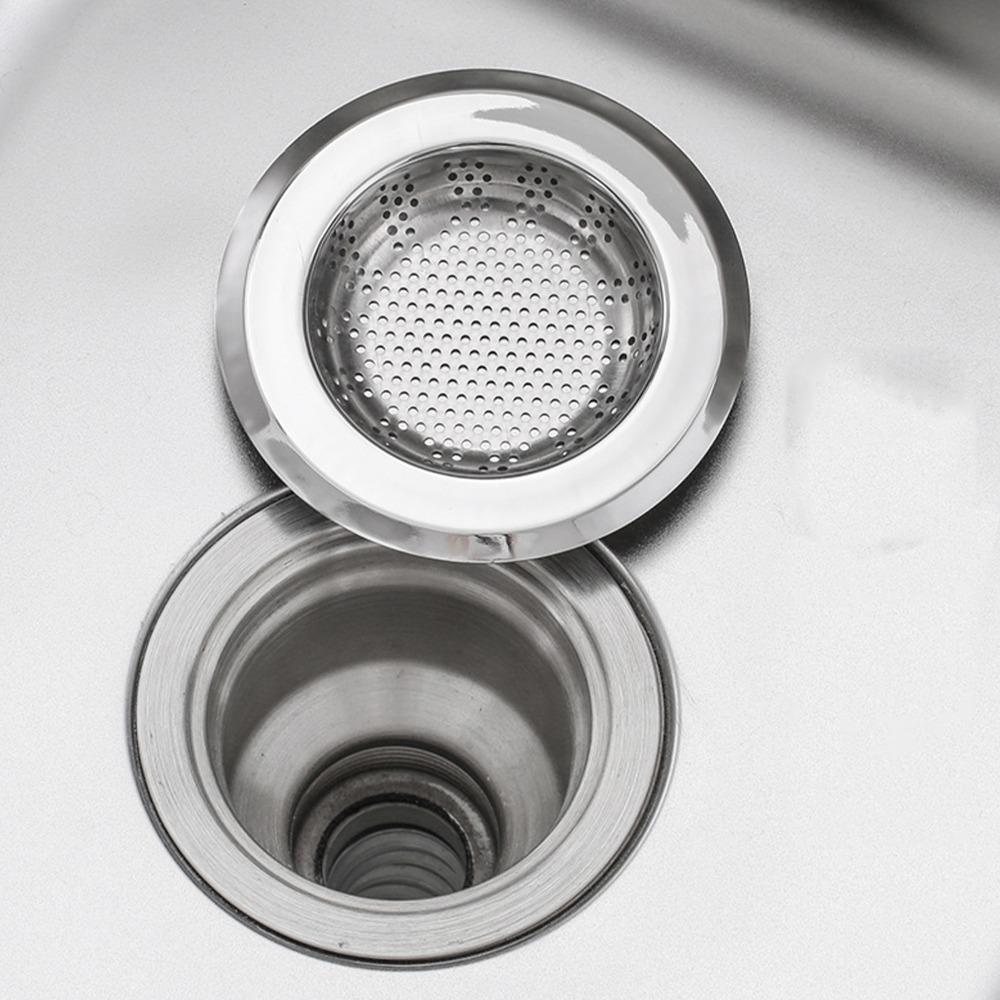 3 Pack 4.45 Inch Diameter Sink Strainer Wide Edge Sink Drain Strainer  Bathroom Sink
