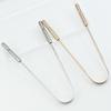 1Pcs Stainless Steel Tongue Scraper U-Shaped Metal Fresh Breath Cleaning Coated Tongue Toothbrush Oral Hygiene Care Tools