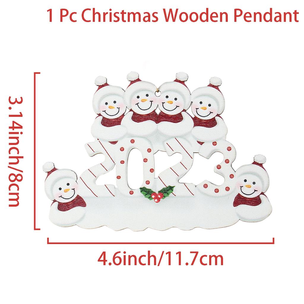 Christmas Pendant DIY Personal Family Christmas Decorations For Home 2025 Navidad Christmas Tree Hanging Ornament New Year 2025