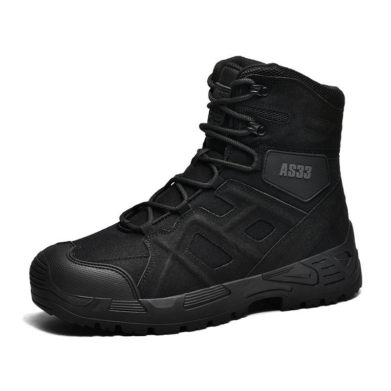 

New Boots High-top Outdoor Shoes Men s Shoes Combat Boots Tactical Boots Hiking Boots Work Boots 39 чорний