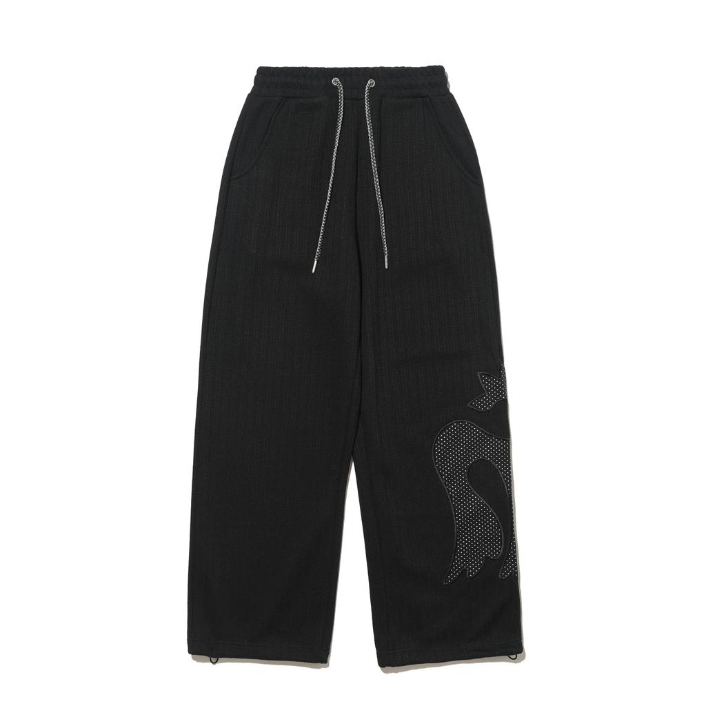 Telelu Side Applique Pants Black