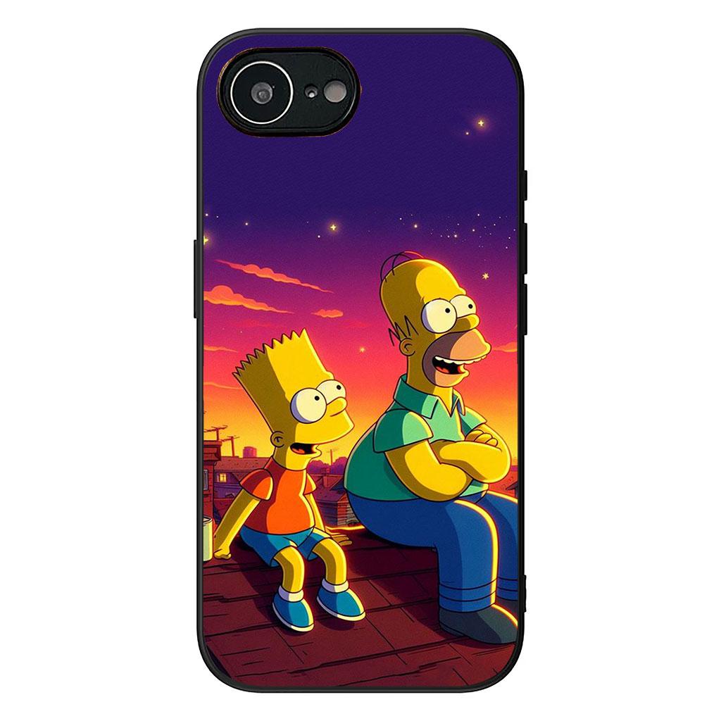 Cover per Telefono The S-Simpsons Comics Bart per Motorola Moto Edge 50 One 30 Fusion 40 neo Ultra Pro 20 Lite G50 G85 G84 E15 E14 Custodia