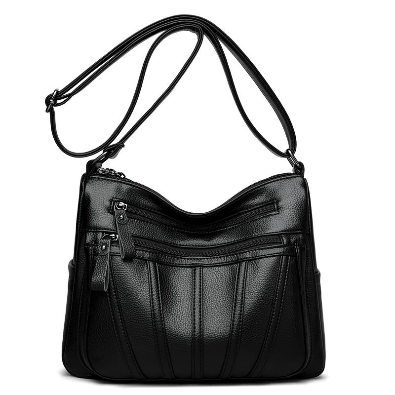 Luxury soft leather women's tote bag  large capacity  women's shoulder bags  designer bags