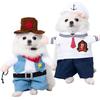 Costume Divertente Creativo per Cani e Gatti di Piccola Taglia per Halloween Giacca per Cani Piccoli Vestito per Gatti Teddy Abbigliamento per Cani a Tema Halloween per Cani Piccoli