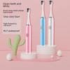Shining Star Waterproof Soft-Bristled Electric Toothbrush for Couples, 3 Colors Available