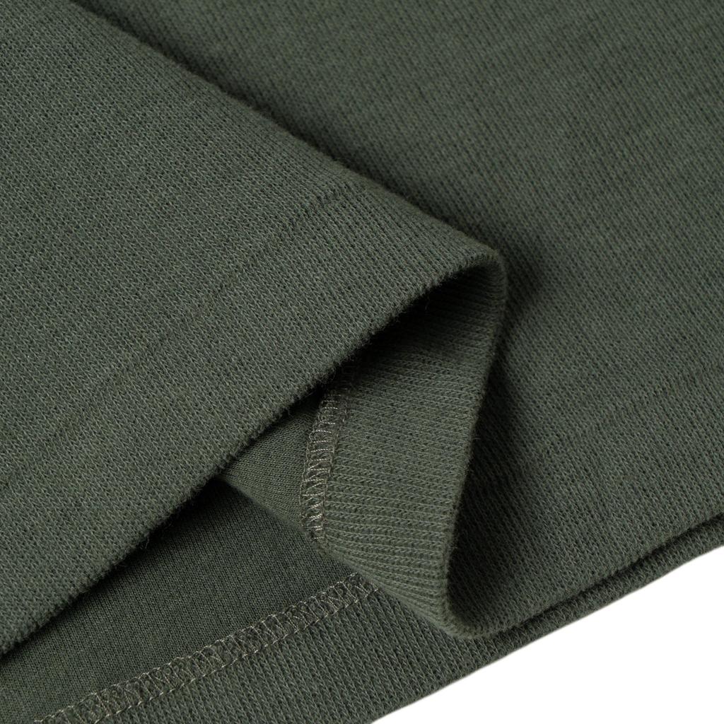 Polo Ralph Lauren Color Block Loose Fit Half Zip Long Sleeve Polo Shirt Men Tops Green MNPOKNI16822387